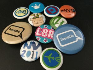 social networks, pins for WordPress, Foursquare, Twitter, Social Media Camp, Northern Voice