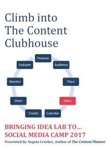 Idea Lab handout for Social Media Camp 2017 cover image