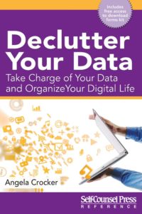 book cover Declutter Your Data by Angela Crocker
