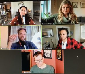 Screen capture of five people on The BIG Ready community panel